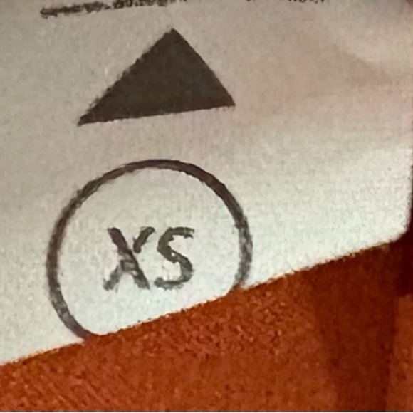 Vibrant Geometric Women's Leggings - Orange and Black - Picture 3 of 4